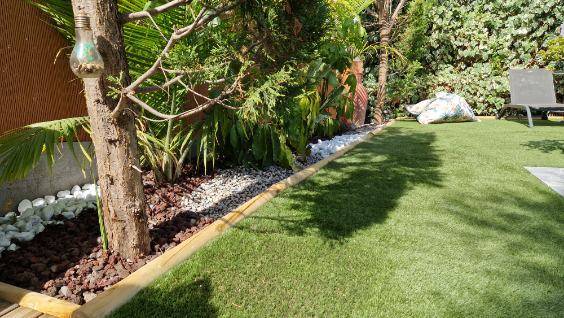 Création d’un massif paysagé dans un jardin à Hyères
